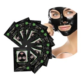 10 Cuidado Facial Mascarilla Negra Carbón Act Puntos Negros                                                                                           