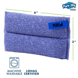 persik Pure-Sky Ultra-Microfiber Cleaning Sponge – Kitchen, Household and Dish Sponges – Just Add Water No Detergents Needed – Heavy Duty for Removing Stains in The Cracks, Tubs, Sinks - 2 Pack