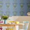 Joules Perfect Pollinators Haze Blue Wallpaper