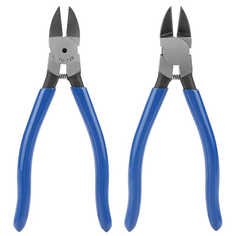 8inch Blue Diagonal Pliers Cable Nose Cutting Nippers Wire Cutter
