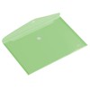 HF2 A5 Landscape Transparent Document Envelope - Green