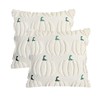 Vfuty Fall Accent Pillow Cover 20x20 Set of 2 Beige