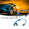 ACROPIX Car Audio RCA Y Splitter Adapter Cable 1 Female