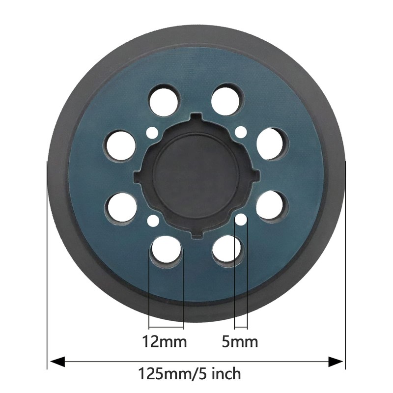 2 Pack Sander Replacement Pad, SIJDIEE 5 Inch 8 Hole