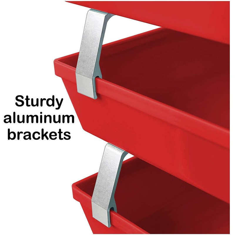 Acrimet Facility 4 Tier Letter Tray Side Load Plastic Desktop
