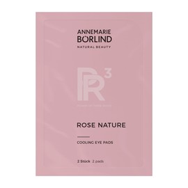 ANNEMARIE BÖRLIND Rose Nature Eye Pads with Cooling Effect (6 x 2 Pieces) - Recovered, Invigorated & Radiant Eye Area, Reduces Effects of Blue Light, Promotes Cellular Detoxification, Vegan