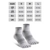 WRELS Coolmax Toe Socks for Men Women,Athletic High Performance Cushion
