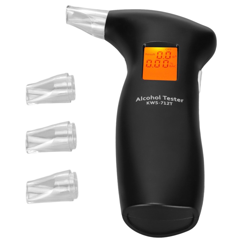 Breathalyzer Professional High Accuracy Emiconductor LED Alcohol Tester for Household