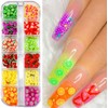 Set of 4 Nail Fruit Slices, Basicon Cute Fruit Polymer