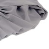 Chiffon Fabric Polyestser Sheer for Bridal Decoration 59“(1 Yard,Grey)