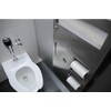 Centoco Black Toilet Seat Elongated, Toilet Seat Cover, Open Front