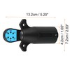 MACHSWON Car Trailer Wiring Tester Hitch Towing LED Connector 7