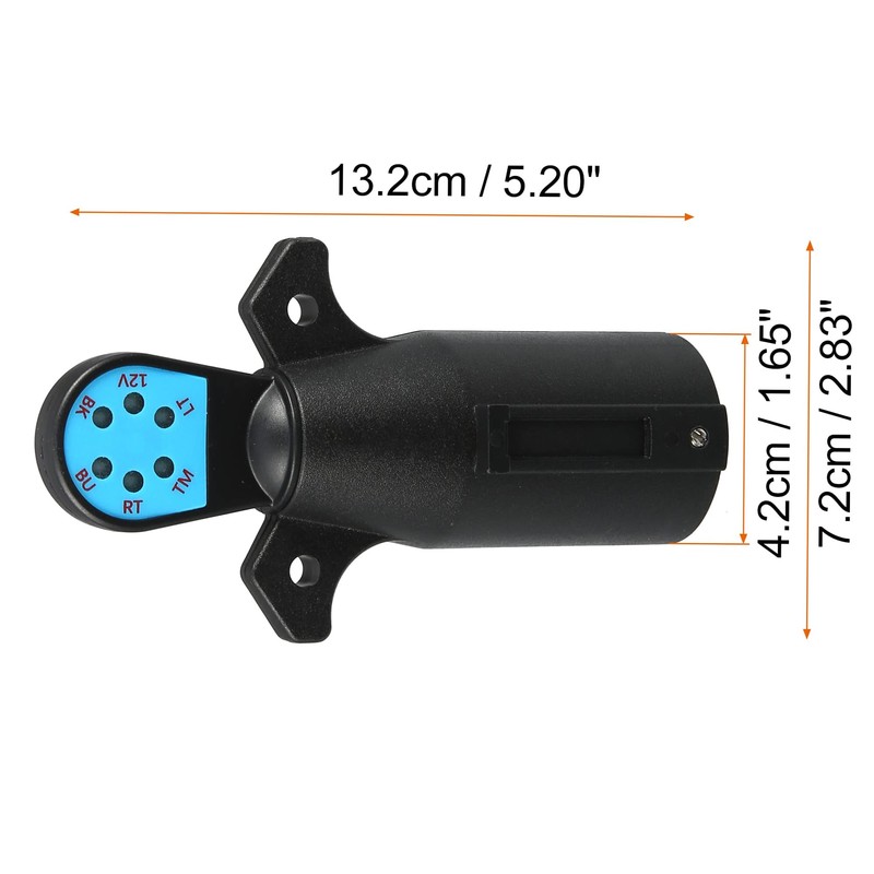 MACHSWON Car Trailer Wiring Tester Hitch Towing LED Connector 7