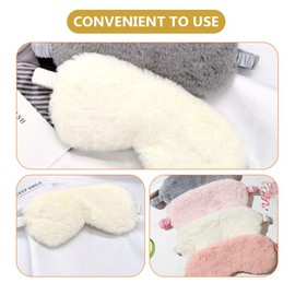 FOMIYES 6 Piezas Antifaz De Peluche Suministros Para Fiestas De Pijamas Para Niñas Cómoda Venda Para Los Ojos Máscaras Para Los Ojos Antifaz Para Dormir Algodón Viajar Respirable
