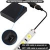 AEDIKO 2pcs 4 AA Battery Holder USB Switch 6V USB