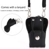 Funda de cuero Funda de transporte Funda para GP328plus/GP338plug/GP344/GP388 Radio