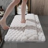 Yewaii Bathroom Rug Mat Upgrade Style with Extra Pad Soft