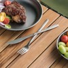 Boundless Voyage Titanium Cutlery Set Portable Camping Tableware Chopsticks Knife