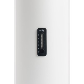 Tally Silicone Hydration Tracker (Adhesive Tracking Accessory adheres to Any Reusable Water Bottle) (Classic Black)