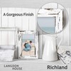 Langdon House 8x10 Picture Frames (Distressed White, 3 Pack) Farmhouse