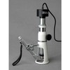 AmScope H100 Handheld Stand Measuring Microscope, 100x Magnification, 17mm Field