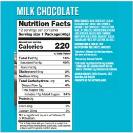 Little Secrets  Crispy Wafer Milk Chocolate With Sea Salt   1.4 Oz Pack Of 4