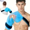 Shoulder Ice Pack Rotator Cuff, Reusable Shoulder Wrap Large Gel