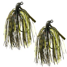 Reaction Tackle Tungsten Flipping Jig for Bass Fishing - 3/4 oz Candy Craw