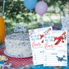 SIXEIGHT Boy Airplane Birthday Invitations, How Time Flies Party Invitations,