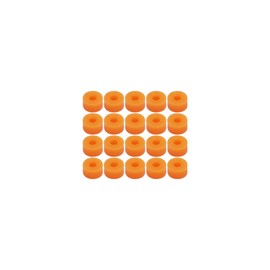 Audiofan Color Axle Spacer Plastic Ring Orange Diameter 0.2 inch (5 mm) Thickness 0.1 inch (2.5 mm) Shaft Hole Diameter 0.1 inch (2 mm) Set of 20