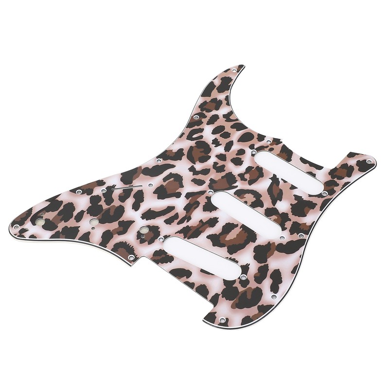 Guitar Left Hand Pickguard PVC 3 Layers Protective Decorative Guitar