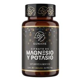 Citrato Magnesio Potasio Cápsulas 850 Suplemento