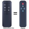 PZL New Replacement Remote Control for Greentouch Fullerton Electric Fireplace