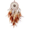 Donko Brown Feather Dream Catcher Wall Decor