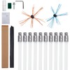 34 Feet Chimney Sweep Kit, Chimney Brush, Chimney Cleaning Kit