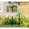 Kingson Portable Garden Hose Holder with Storage Basket - Heavy-Duty