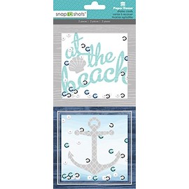 Papier House PRODUCTIONS shkr-0006e Shaker Beach Shaker (Pack of 3)