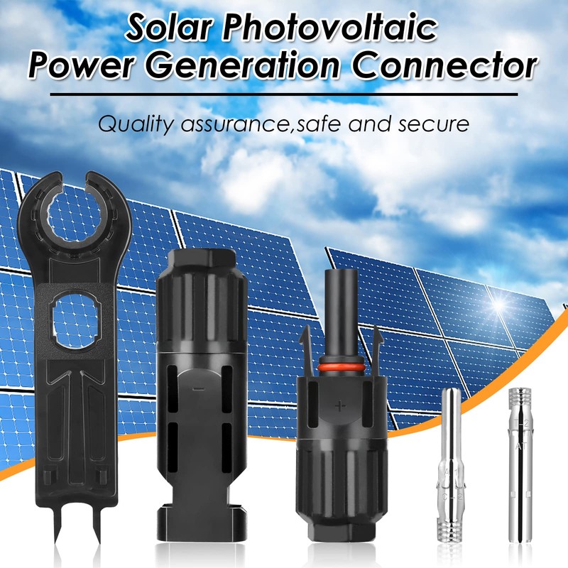 16 Pairs of Solar Plugs, selizo IP67 Plug Solar Panel