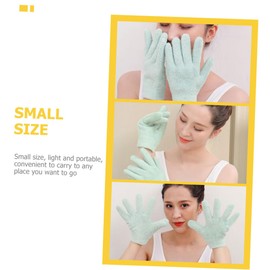 NOLITOY 1pair Moisturizing Gel Gloves for Hand Care Spa Quality Hydration for Dry Reusable and Design for Nighttime Use and Daily Moisturizing for Softening and Repairing Hands