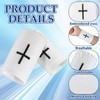 Viorawhite 6 Pair Faith Cross Sports Wristbands for Men Women