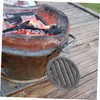 ULTECHNOVO Round Fireplace Grate for Indoor and Outdoor Use Fireproof