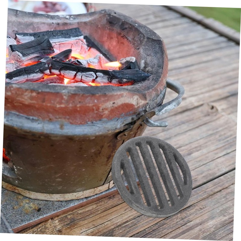 ULTECHNOVO Round Fireplace Grate for Indoor and Outdoor Use Fireproof