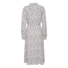 PART TWO Women's Shirt with Long Sleeves, Pockets, Belted Dress, Ether graphic print