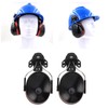 Hard Hat Earmuffs Noise Blocking Hearing Protection Adjustable Helmet Ear