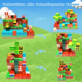 Astrevo Magnetic Building Blocks, 150 Pieces, Magnetic Game Children's Toy for Boys and Girls from 3 4 5 6 7 9 10-12 Years, Boys Building Toy Sets Gifts for Children