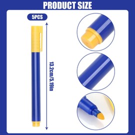 Pack of 5 Banknote Checker Pen, Money Tester Pen as Money Tester, Money Checker Pen, Fake Banknotes, Tester for US Dollars, Euros, Pounds, Yen, Won Us