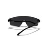 HAWKERS AERO Sunglasses for Men and Women, Black Dark