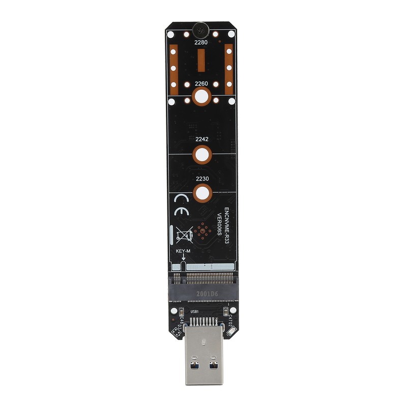 Adapter Card USB3.1 to M.2 NVME/SATA Pcie Adapter for USB