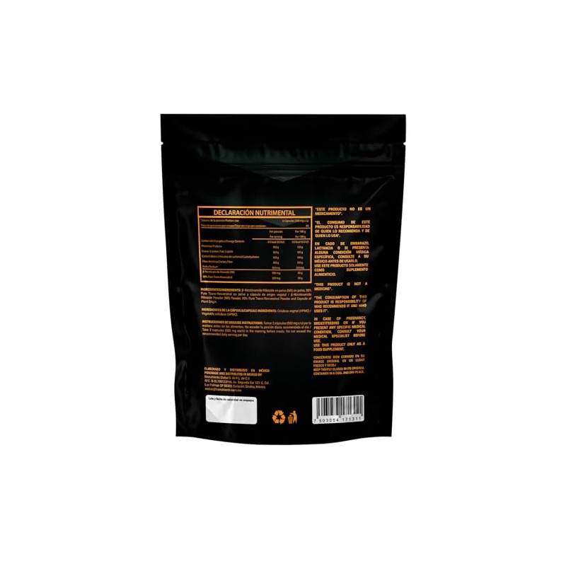 Wellthy Tranresveratrol Caps Nicotinamide Riboside Resveratrol Alta Biodisponibilidad 1000mg Por