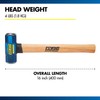 Estwing 4-Pound Hard Face Sledge Hammer - 16-Inch Hickory Handle,